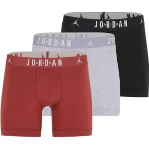 Jordan Boxershorts 'FLIGHT'  roestbruin / lichtgrijs / zwart