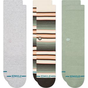 Stance Sokken 'REPETEUR CREW'  beige / lichtgrijs / lichtgroen / zwart