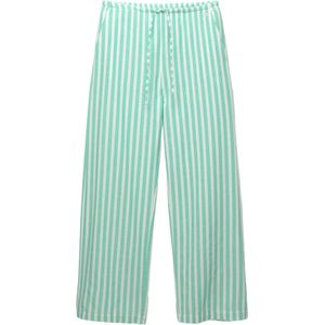 Pull&Bear Broek  groen / wit
