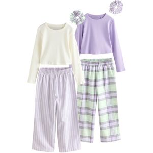 Next Nachtkledij  pasteelgeel / grijs / pastelgroen / lavendel