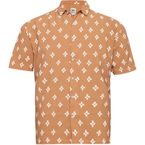 Campus Sutra Overhemd ' Tottie '  roestbruin / wit