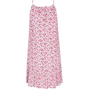 swirly Jurk  blauw / groen / pink / wit