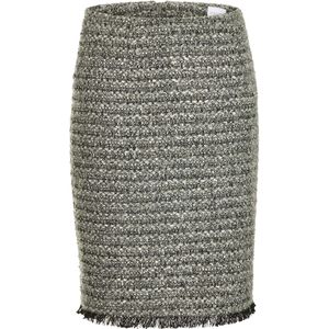 MADELEINE Rok  lichtgrijs / zwart