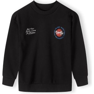 MINOTI Sweatshirt  lichtblauw / donkeroranje / zwart / wit