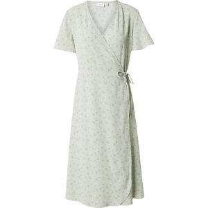 Vila - Lovie Wrap - Midi-jurk - Met Korte Mouwen
