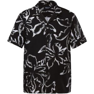 Men Plus Overhemd  zwart / wit