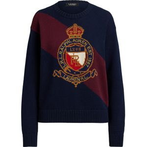 Lauren Ralph Lauren Trui  navy / goud / bourgogne / wit