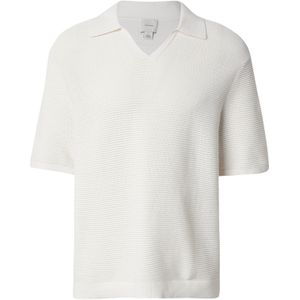 Calvin Klein - Trui - Wit - Knitwear - Polokraag