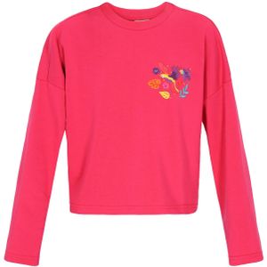 IZIA Sweatshirt  aqua / geel / donkerlila / pink
