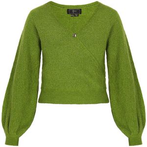 faina Trui  groen gemêleerd