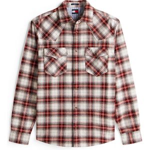 Tommy Jeans Overhemd  beige / bruin / oranje