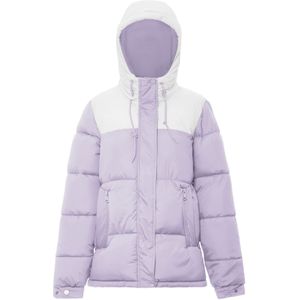 COSIMON Winterjas  lavendel / wit