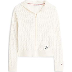 TOMMY HILFIGER Gebreid vest  crème / marine