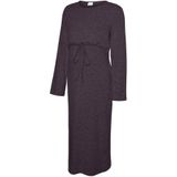 Mlalice - Zwangerschapsjurk - O-hals - Lange Mouwen - Regular Fit