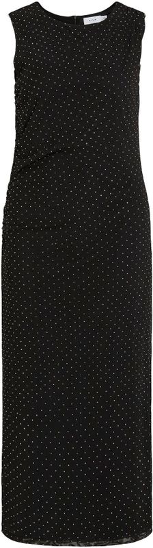 Vila - MINNA - Midi-jurk - Ronde Hals