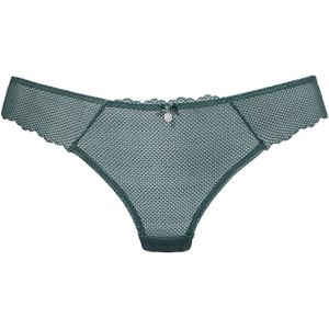 Vivance - String - Kaki - Van Netkant - Transparante Look