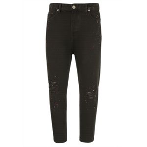 2Y Premium Jeans 'Kjell'  rood / black denim / wit