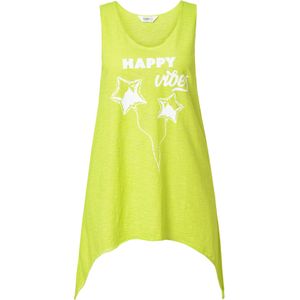 Angel of Style Top  neongroen / wit