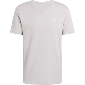 ADIDAS ORIGINALS Shirt 'Trefoil Essentials'  lichtgrijs / wit