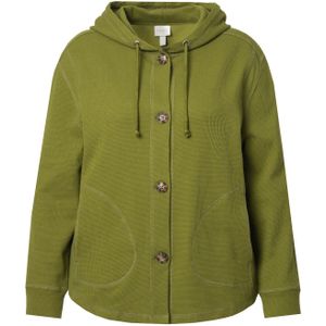 Ulla Popken Sweatvest  lichtgroen