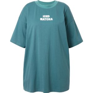 Studio Untold Shirt  petrol / wit