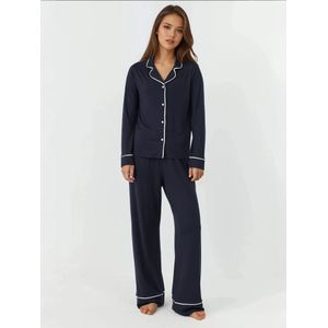 Hiccup Pyjama  marine / wit