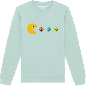 Watapparel Sweatshirt ' Pacmännchen '  azuur / gemengde kleuren