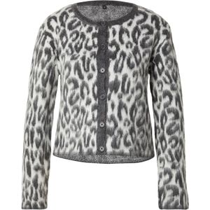 Trendyol Gebreid vest  antraciet / lichtgrijs