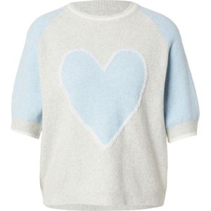 Grace Trui  royal blue/koningsblauw / lichtgrijs / wit