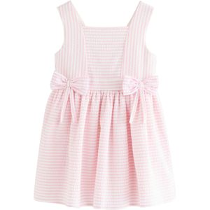 Next Jurk  rosa / wit