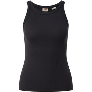 Levi'svoor vrouwen. A3381-0000 Racer tanktop wit (S), Casual, Katoen, Mouwloos / spaghettibandjes