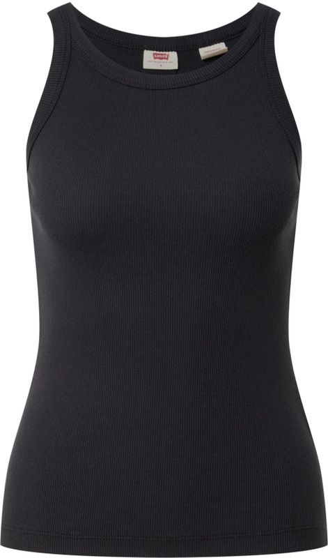 Levi'svoor vrouwen. A3381-0000 Racer tanktop wit (S), Casual, Katoen, Mouwloos / spaghettibandjes