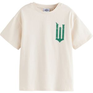 Next Shirt  beige / lichtgroen / donkergroen / pink