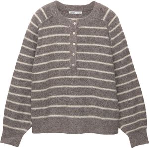 Pull&Bear Trui  bruin gemêleerd / wit