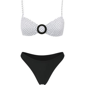 C&City Bikini  zwart / wit