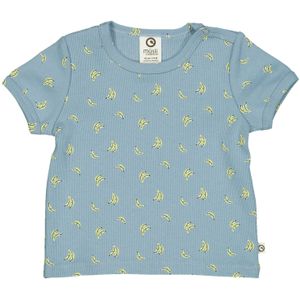 Müsli by GREEN COTTON Shirt  smoky blue / geel / zwart