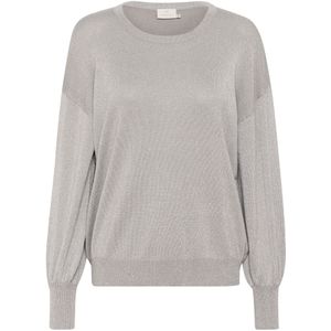 KAFFE - Regina - Gebreide Trui - Diepzwarte - Losse Pasvorm