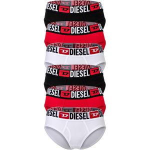 DIESEL Slip  rood / zwart / wit