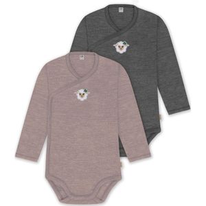 normani Rompertje/body  grijs / gemengde kleuren / rosa