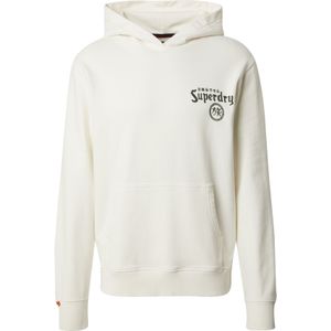 Superdry - M2014390A - Sweater - Wit - Tokyo Narrative - Casual - Katoen