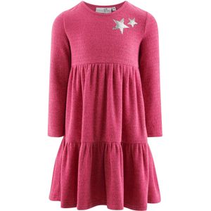 happy girls - Jurk - Framboos - Knielengte - Lange Mouw - Pailletten