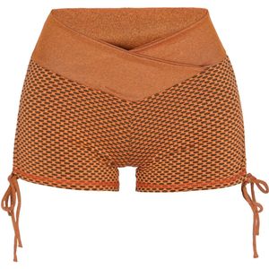 faina Athlsr Broek 'Fashion Look'  cognac / antraciet