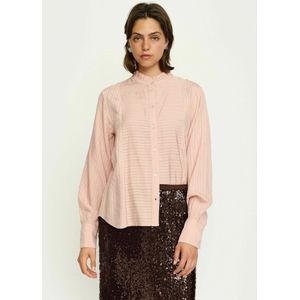 Soft Rebels Blouse 'SRJemma'  lichtroze / wit
