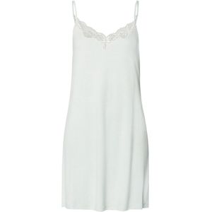 Hanro Slaapshirt ' Natural Elegance '  wit