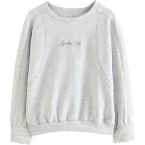 Next Sweatshirt 'Sports Club'  grijs gemêleerd