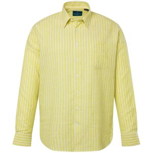 Boston Park Overhemd  geel / wit