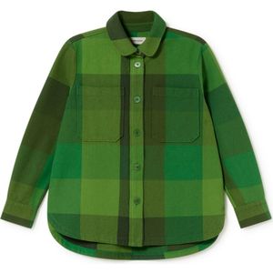 Thinking MU Blouse 'Norita'  groen / olijfgroen / grasgroen