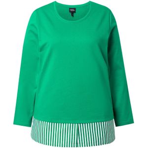 Ulla Popken Shirt  riet / wit