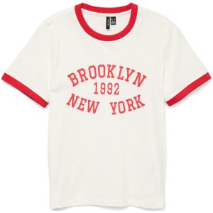 VERO MODA Shirt 'VMALIA'  rood / wit