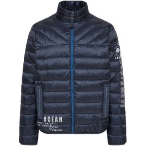 CAMP DAVID Winterjas  marine / lichtgrijs